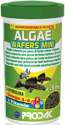 Prodac Algae Wafers Mini Fischfutter für Fische mit Spirulina 100ml 50g