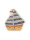 Little Dutch Boat Kids Rug Cotton Blue 105x120cm