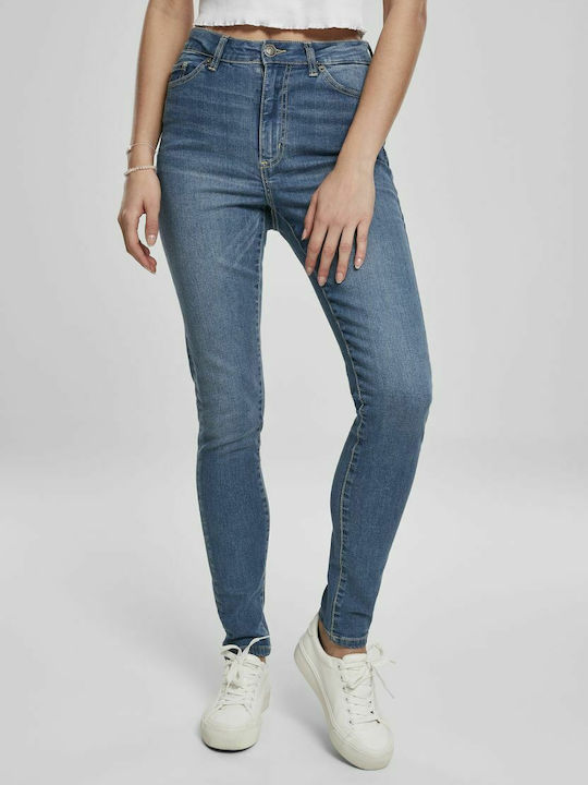Talie înaltă Blugi de damă cu croială slim Midnight Stone Wash