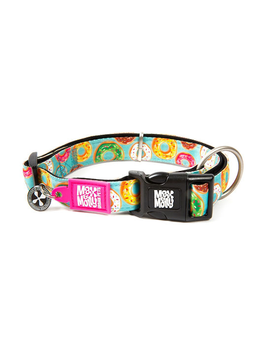 Max & Molly Donuts Dog Collar 25mm x 39 - 62cm Mare Multicolor