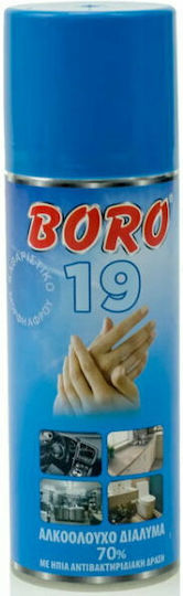 Boro 19 Spumă de curățare antiseptică pe bază de alcool Spumă de Curățare de Utilizare Generală 1x200ml