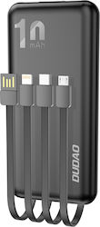 Dudao K6Pro Power Bank 10000mAh cu 2 Porturi US...