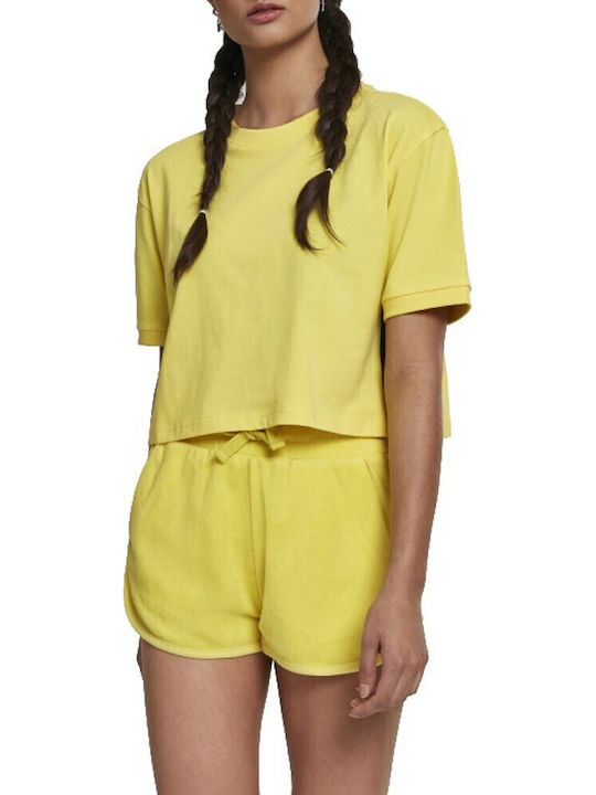 Urban Classics Women's T-shirt Bright Yellow