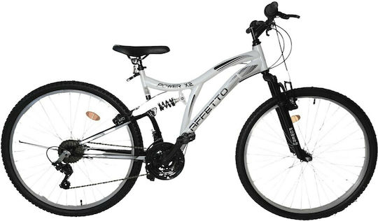 Affetto Power X2 26" Weiß Fahrrad Mountainbike mit 21 Gängen