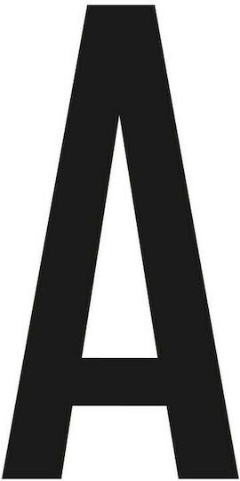 Lampa Auto-Buchstaben Aufkleber "A" 6 x 3cm in Schwarz Farbe 1Stück