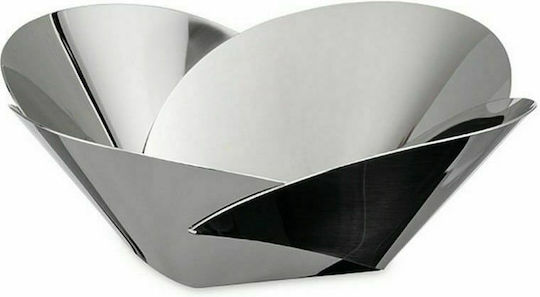 Alessi Pianissimo Καλάθι Ψωμιού Inox Ασημί 17.5x17.5x6.5cm Alessi Pianissimo Καλάθι Ψωμιού Inox Ασημί 17.5x17.5x6.5cm