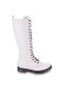 Famous Shoes Women's Boots with Laces White