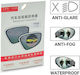 Protective Membranes for Car Mirrors 9.5cm x 9.5cm 2pcs Transparent