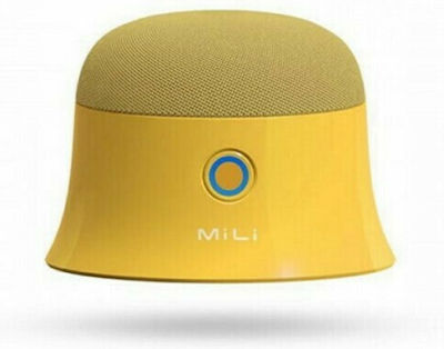 MiLi Mag-Soundmate Ηχείο Bluetooth με Διάρκεια Μπαταρίας έως 8 ώρες Κίτρινο