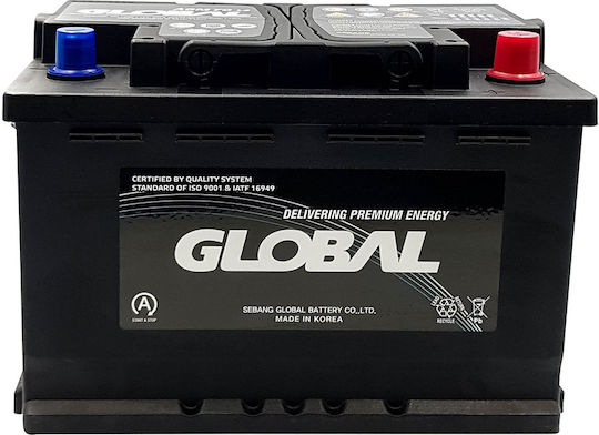 Global Batterie Auto AGM L3 mit Kapazität 70Ah und CCA 760A