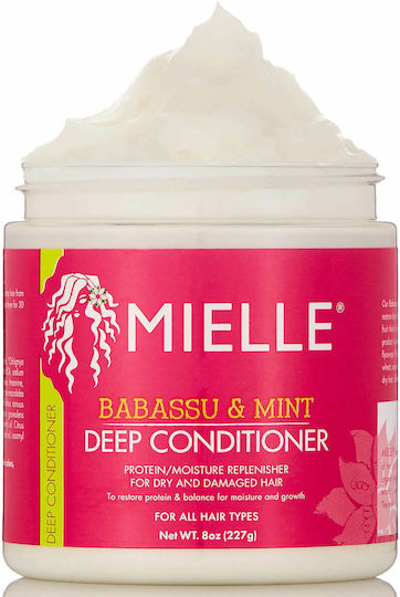 Mielle Organics Babassu Oil Mint Conditioner Διατήρησης Χρώματος για Βαμμένα Μαλλιά 227gr