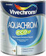 Vivechrom Ριπολίνη Οικολογική Διαλύτου Aquachrom Eco Base D 0.75lt Λευκό Γυαλιστερό