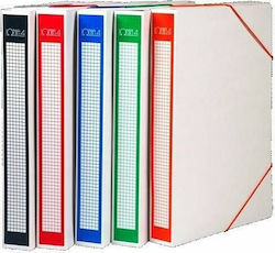 ΙΩΝΙΑ Box Paper File Box with Rubber Band (Μiscellaneous colours)