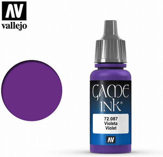 Acrylicos Vallejo Game Ink Боя за Моделизъм Violet 18мл