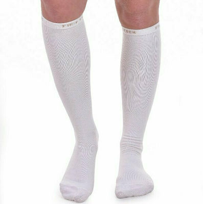 Firtech Far Infrared 90110 Graduated Compression Calf High Socks 18-21 mmHg Ivory