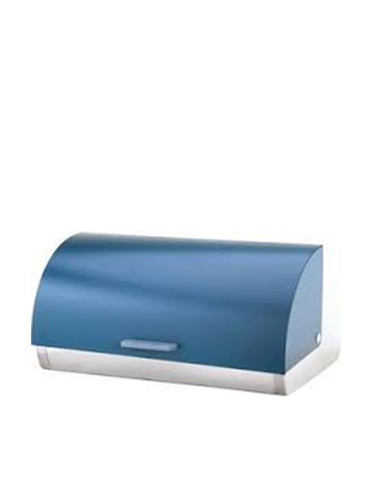 Michelino Inox Bread Box with Lid Blue 38.5x28x18.5cm 463023