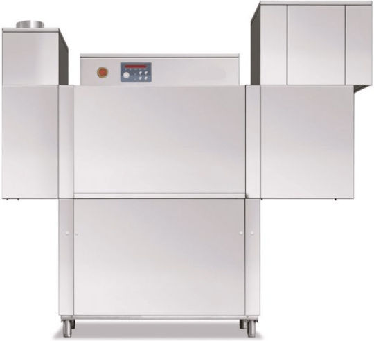 Alfa Commercial Dishwasher Tunnel Dish and Glassware RC1620 400Volt Three-phase W108xD71.5xH156.5cm