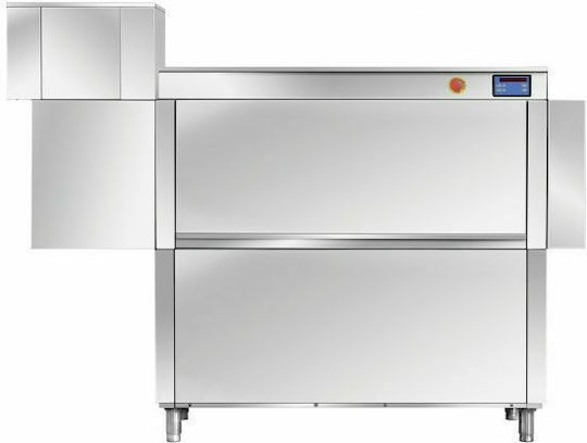 Alfa Commercial Dishwasher Tunnel Dish and Glassware RC1640 400Volt Three-phase W188xD71.5xH156.5cm