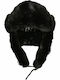 TB3870 Ανδρικός Earflap Σκούφος σε Μαύρο χρώμα