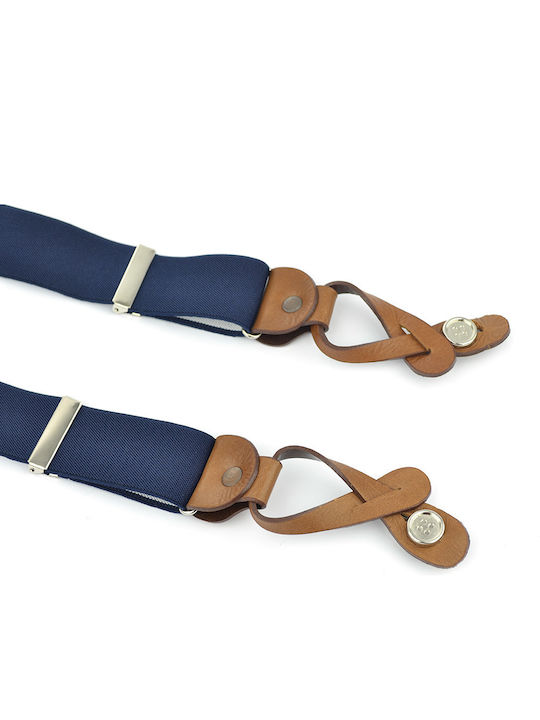 Victoria Victoria Monochrome Blue Suspenders