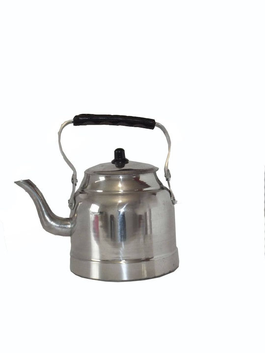 Tea Set Aluminum in Silver Color 1500ml 1pcs