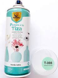 Spsil Pintura A La Tiza Spray Κιμωλίας T-008 Verde Retro Retro Πράσινο 400ml T-008