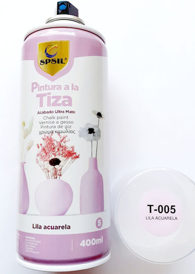 Spsil Chalk Paint Spray Chalks T-005 Lilac Watercolor Watercolor Purple 400ml T-005