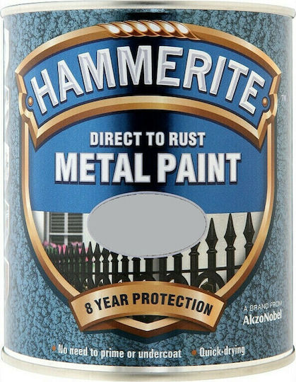 Hammerite Culoare Inhibitor de coroziune Direct To Rust 2.5lt Argint Strălucitor
