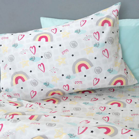 Palamaiki Trend TC934 Детски калъф за възглавница от 100% памук 50x75бр Pink