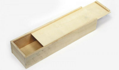 Box DIY Crafting Surfaces Holz-Stifthalter 20x6cm.