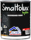 Vechro Acrilic Culoare Ecologic pentru apă Smaltolux Hydro Blackboard Paint 0.75lt Negru Matt
