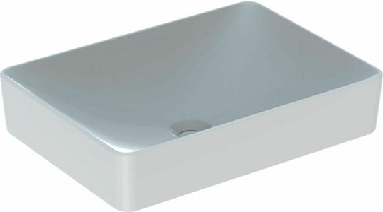 Geberit VariForm Deasupra Blatului Chiuvetă Porțelan 55x40x11cm Alb
