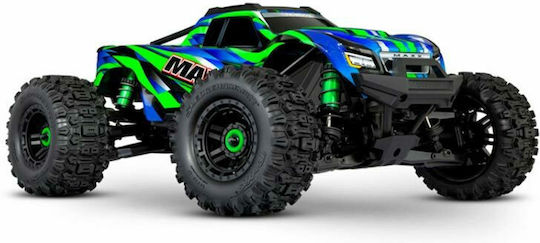 Traxxas MAXX with WideMAXX Τηλεκατευθυνόμενο Αυτοκίνητο Monster Truck 4WD Πράσινο