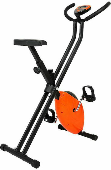 Clever 090019 Foldable Upright Exercise Bike Magnetic Orange
