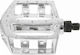 M-Wave Flat Bicycle Pedals Silver