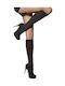 Γυναικείο Καλσόν με σχέδιο GATTA TANCIA 01 TIGHTS σε Μαύρο-Μπεζ χρώμα
