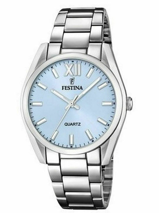 Festina Boyfriend Women's Watch with Silver Met...