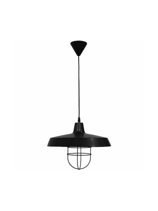 Heronia Us-Gas 1/L Pendant Lamp E27 Black