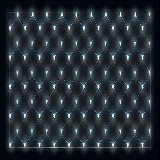 192 Λαμπάκια LED 2μ. x 200εκ. Ψυχρό Λευκό τύπου Δίχτυ