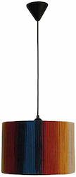 Heronia Fun-70 1/L Rainbow Μοντέρνο Κρεμαστό Φωτιστικό Μονόφωτο με Ντουί E27 Πολύχρωμο