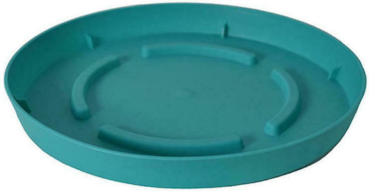 Atmosphera City Πιάτο Γλάστρας Πλαστικό Turquoise 30x30εκ. 10.01.00D30TU