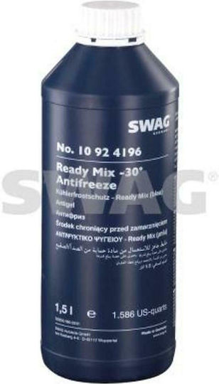 SWAG Ready for Use Engine Coolant for Car Blue 1.5lt