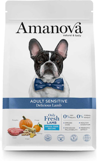 Amanova Adult Sensitive 10kg Dry Food Grain-Free for Adult Dogs with Lamb