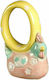 JK Home Decoration Easter Ornament Ceramic 5x10cm Set of 4 Pieces