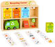 Tooky Toys Κέντρο Ανακύκλωσης Educational Game Knowledge made of Wood for 3+ years Years Old