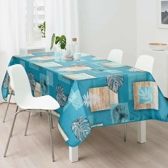 Flamingo Καρέ Τραπεζομάντηλο Αλέκιαστο Fina Μπλε 150x150εκ.