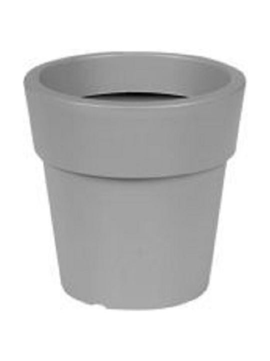 Viomes Linea 869 Flower Pot 2lt 16x15.5cm Grey ...