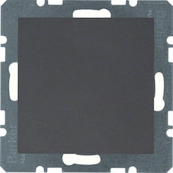 Hager S.1/B.3/B.7 Switch Cover in Black Color 10091606