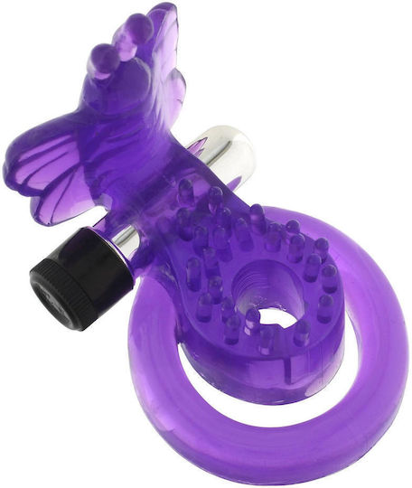 Seven Creations Butterfly Cock / Ball Harness Purple