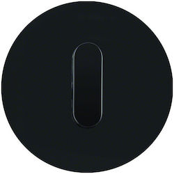 Hager R.Classic Μετώπη Διακόπτη Dimmer σε Μαύρο...